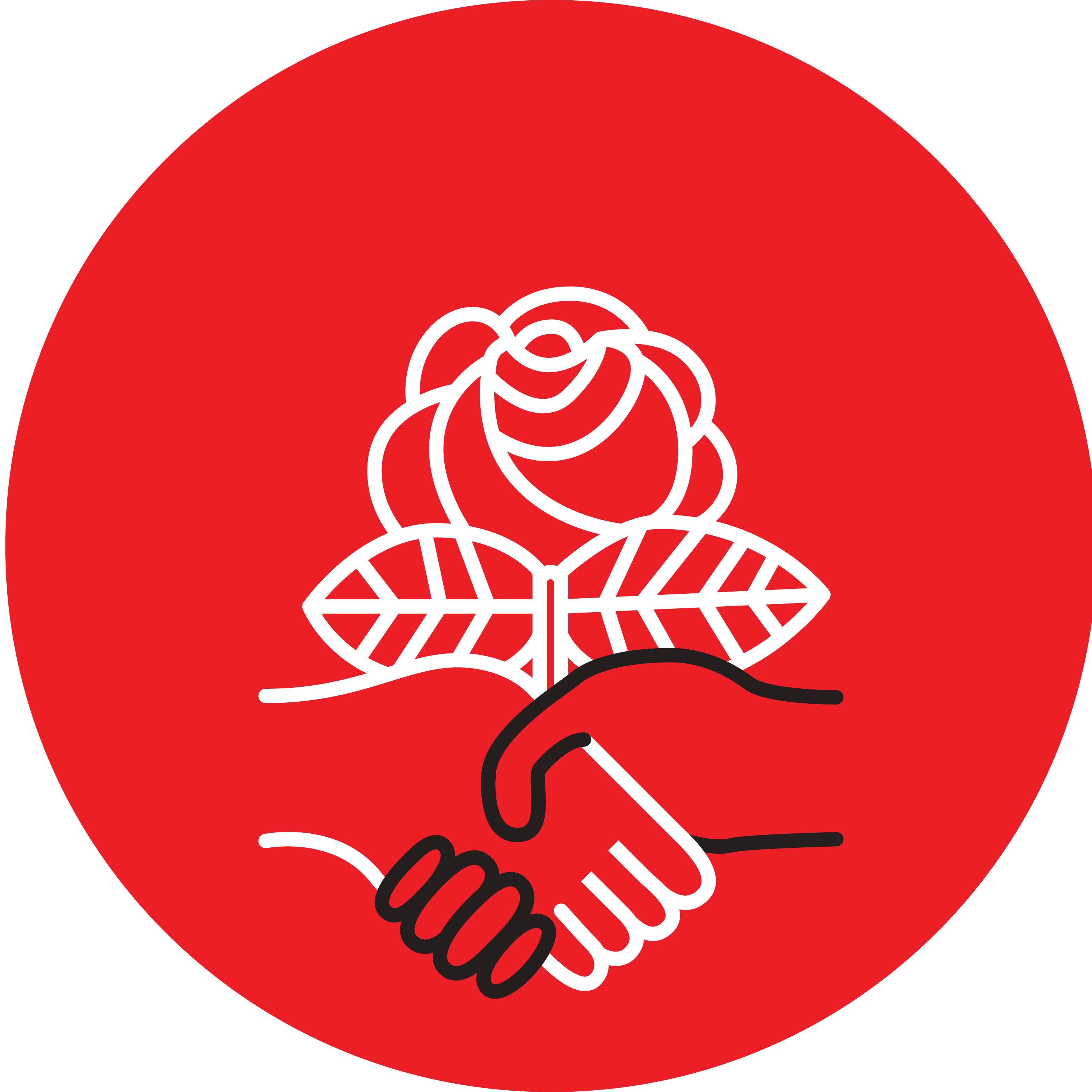 Democratic Socialists of America logo - click to go home
